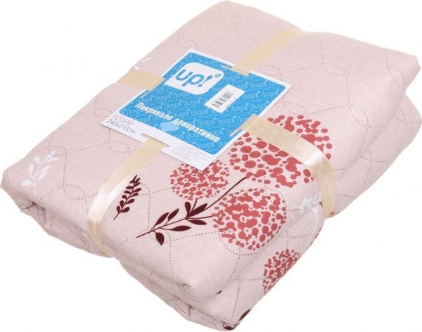 Покрывало Одуванчик 240x210 см UP! (Underprice) розовый с рисунком 