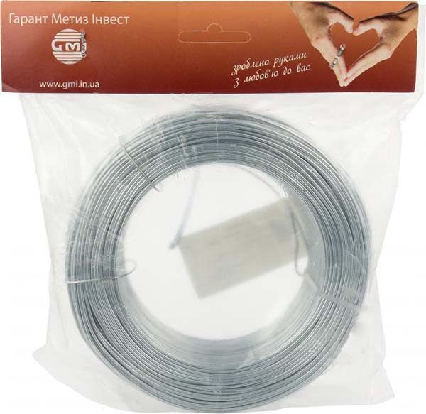 Дріт сталевий 1,4 мм 1,5 кг цинк