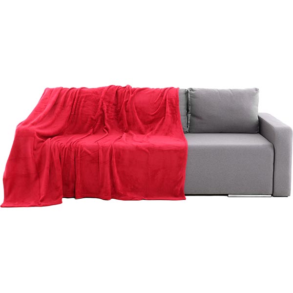 Плед мікрофібра Underprice бордо 200x220 см