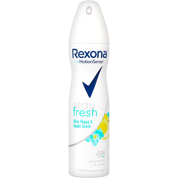 Антиперспірант для жінок Rexona аерозоль Блакитний мак та яблуко 150 мл
