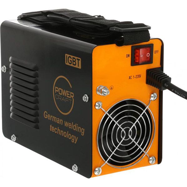 Інвертор зварювальний Powercraft PWI-245 + маска зварювальника Кентавр 