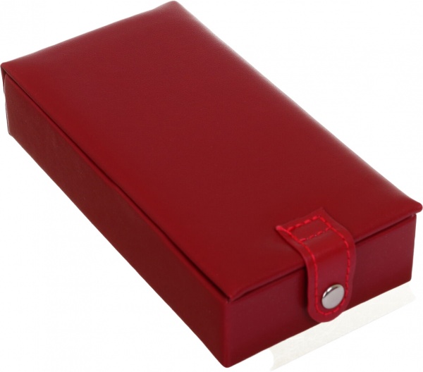 Шкатулка для украшений Royal case 25,2х25,2х8,6 см красная