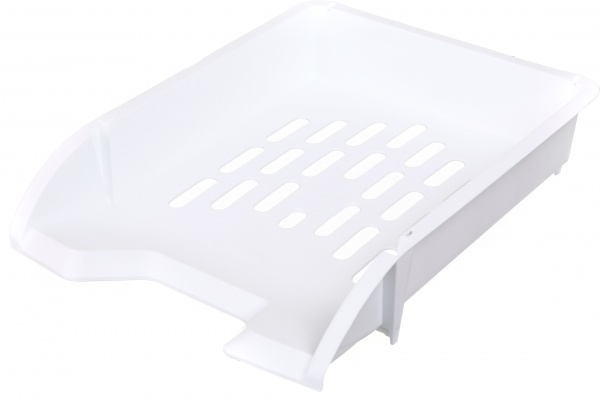 Лоток для бумаг горизонтальный ПП 34х25,2х5,7 см белый Арніка