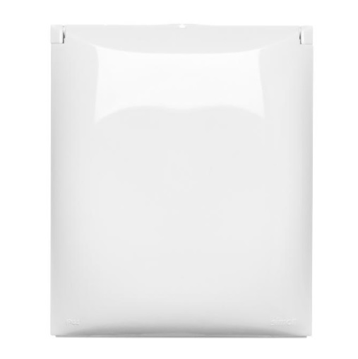 Розетка четверна із заземленням Simon Aquaclick IP44 білий ACGSZ4/11