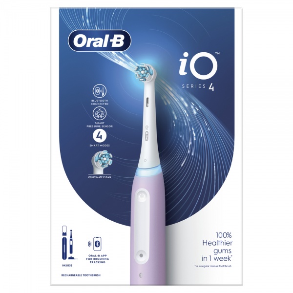 Електрична зубна щітка Oral-B iO Серія 4 Лаванда (80370922)