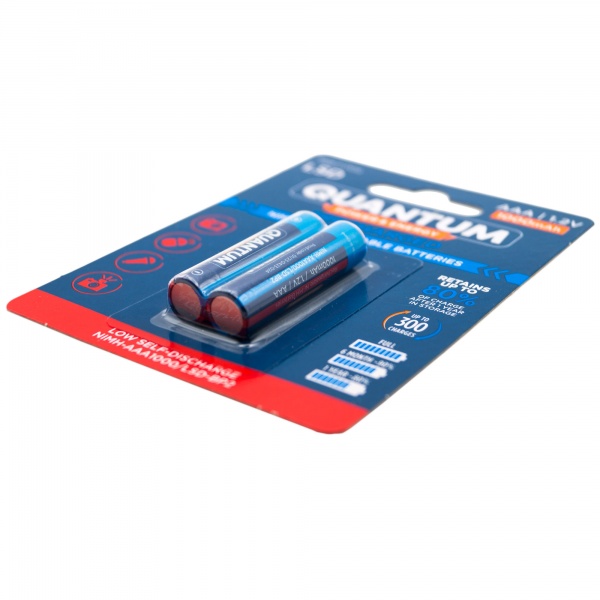 Аккумулятор Quantum Ni-MH с низким саморозрядом LSD 1000 мА/г AAA (мизинчиковые) 2 шт. 