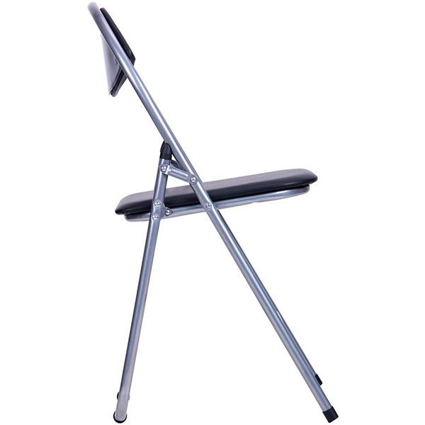 Стул обеденный раскладной AMF Art Metal Furniture Джокер алюминий/черный