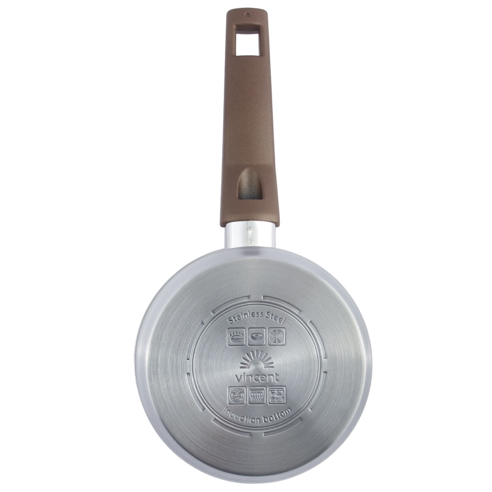 Ківш з кришкою Vincent 14 см 1 л VC-3186-14