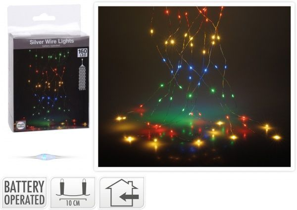 Электрогирлянда разноцветная встроенный светодиод (LED) 160 ламп