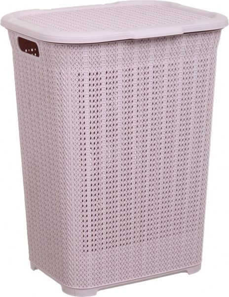 Корзина для белья FLOsoft 50 л пудра