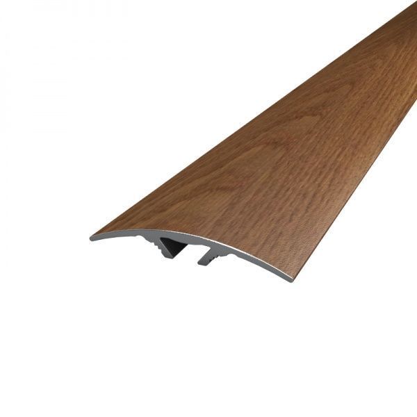 Поріжок алюмінієвий декорований АЛЮПРО приховане кріплення 39x2710 мм рустік паркетний 