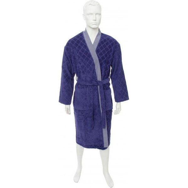 Халат мужской Durutex Velour р. L сапфир 