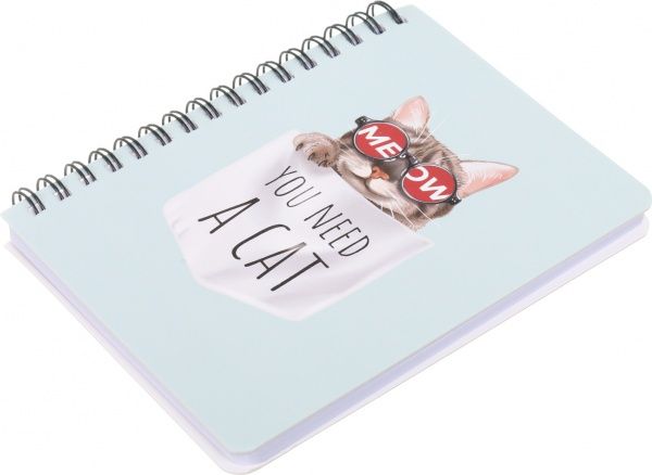 Блокнот Сучасні коти у моді 10,5x14,5 см