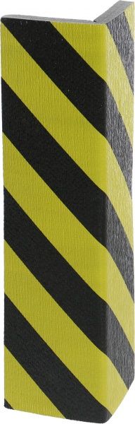 Демпферна стрічка кутова 490x250x20 мм жовто-чорна