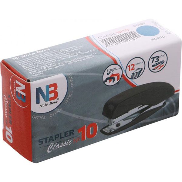 Степлер Nota Bene Classic №10 STR-1111
