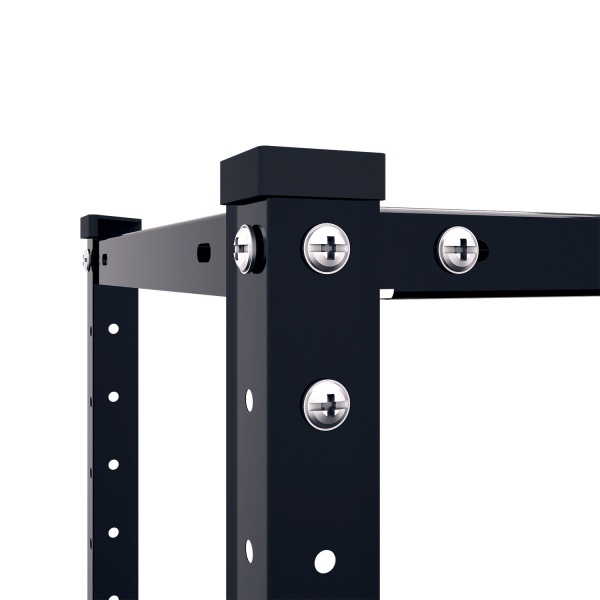 Стелаж металевий Меткас чорний 1500x750x300 мм полиця 4 шт. метал фарба 