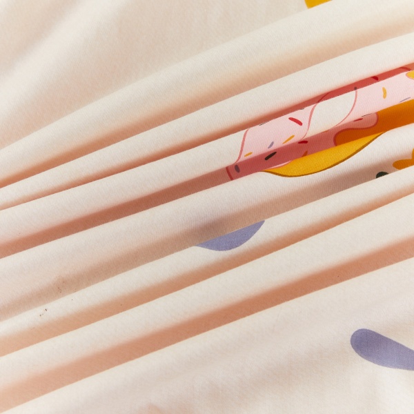 Комплект постельного белья Donuts 1,5 розовый с белым La Nuit 