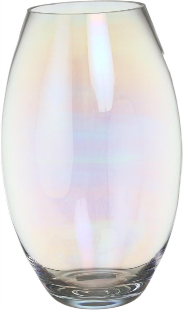 Ваза стеклянная Wrzesniak Glassworks Luster 26 см перламутровая 17-10111