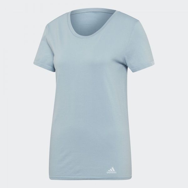 Футболка Adidas 25/7 TEE W DX2147 XL голубой