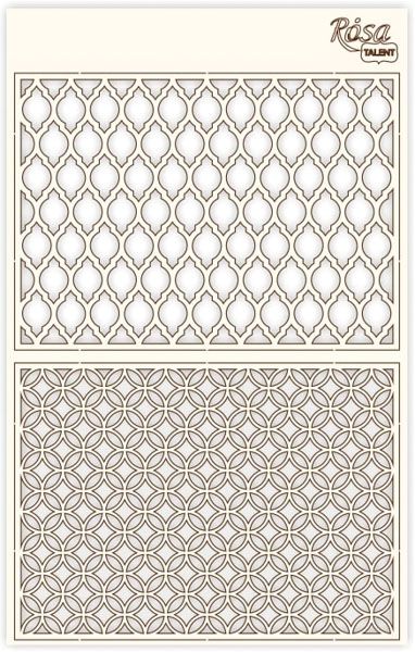 Чіпборд для скрапбукінгу фоновий Абстракція 2 12,6х20 см 94232048 Rosa Talent