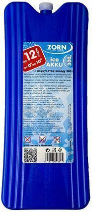 Аккумулятор холода Zorn 1x300g IceAkku синий 