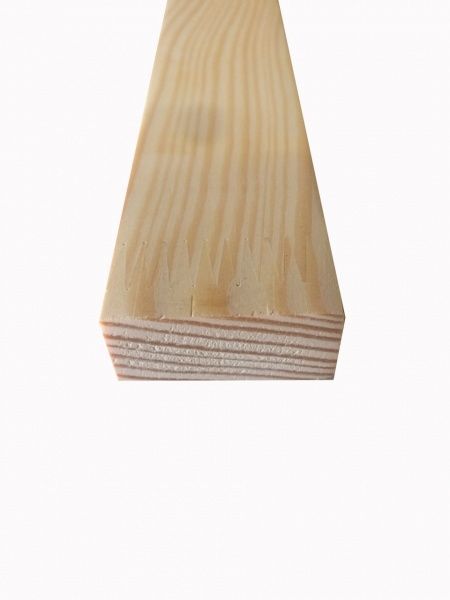 Молдинг прямоугольный Лісбудінвест декоративный 15х50х2000 мм сосна в/с