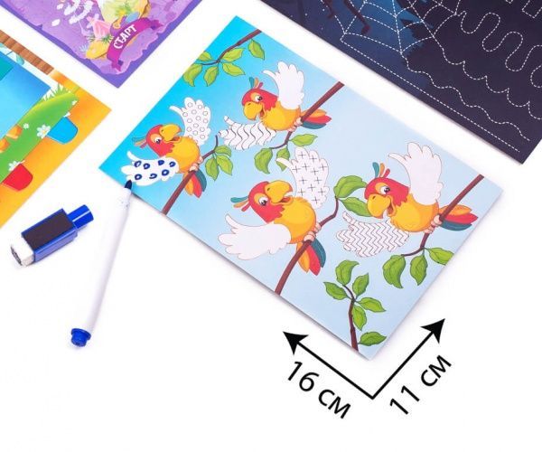 Гра Vladi Toys Пиши та витирай. Жираф. Базовий рівень VT5010-05