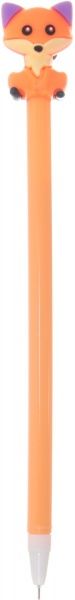 Ручка гелевая Лисятко оранжевая 