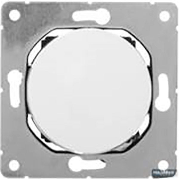 Вимикач одноклавішний HausMark Bela без підсвітки 10 А 220В білий SNG-SWP.RD20MG1W1-WH