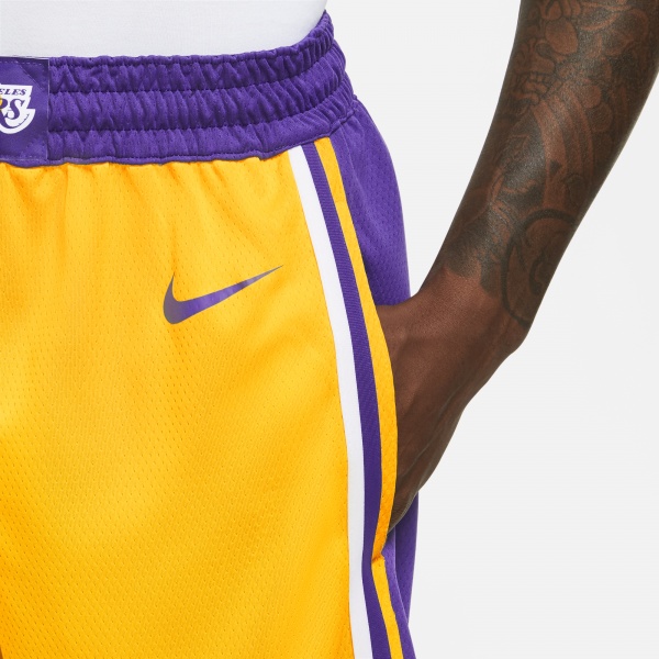 Шорты Nike LAL M NK SWGMN SHORT ROAD AJ5617-728 р. XL желтый