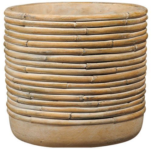 Кашпо керамическое Soendgen Myanmar круглый 10 л коричневый 