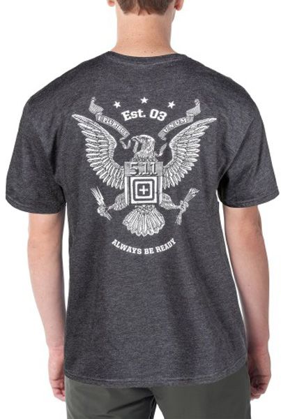 Футболка чоловіча 5.11 Tactical Presidential Eagle 41191LLW-081 р. XL темно-сірий