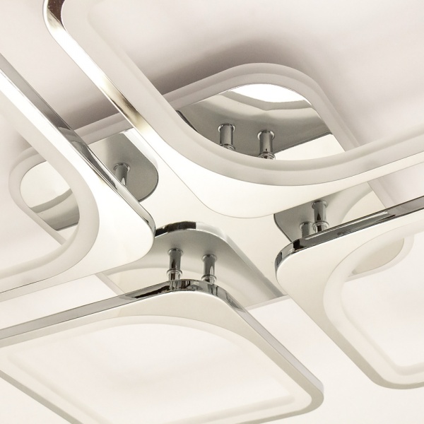 Люстра світлодіодна Luminaria 4Q550/90 100 Вт хром/білий LOOK RGB 100W CHROME 