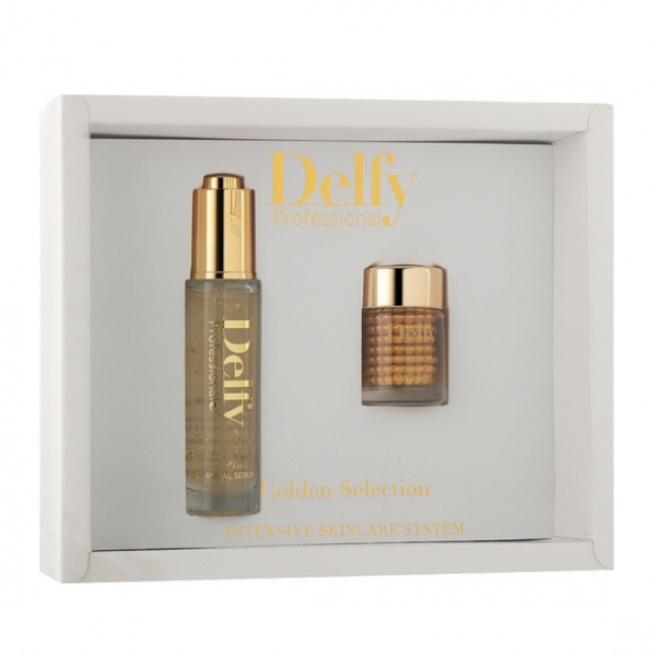 Подарунковий набір для жінок Delfy Королівська сироватка та антиоксидантний гель для контуру очей