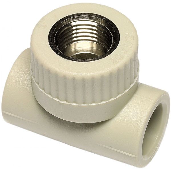 Трійник комбінований внутрішня Wavin Ekoplastik ППР 20х1/2