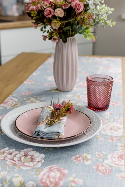 Скатерть Pionia 40x140 см La Nuit 