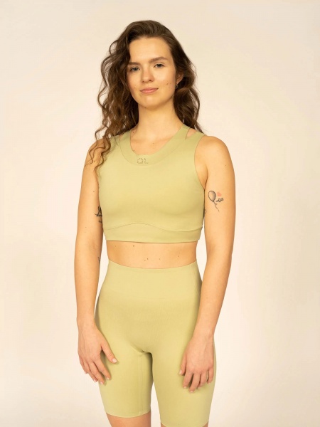 Бра 4F SPORT BRA F055 4FAW22USBAF055-42S р.S зелений