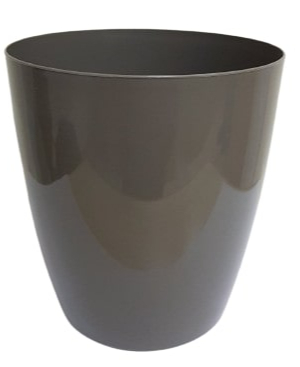 Кашпо пластиковое Амели 22 круглый 6,5 л капучино