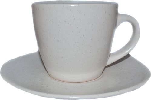 Чашка с блюдцем Marble Cream 300 мл A0431-ZM05TSB Astera