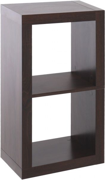 Стелаж двосторонній Кубус МІКС 1х2 438x792x290 мм венге 