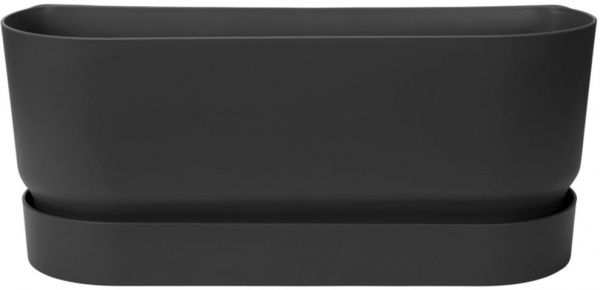 Вазон пластиковий Elho GreenVille овальний 9,2л граніт (346775) 