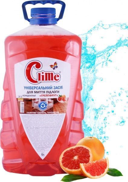 Засіб для прибирання підлоги Clime універсальний Грейпфрут 5 л