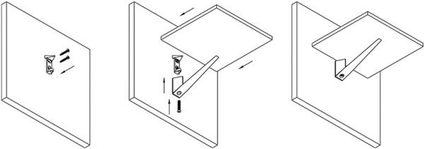 Держатель для полок Ferro Fiori M 7030.150 никель 45931