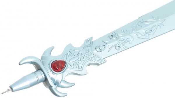 Ручка гелевая Кинжал синий 