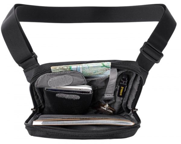 Сумка Jack Wolfskin Purser 8006571-6000 1 л черный 