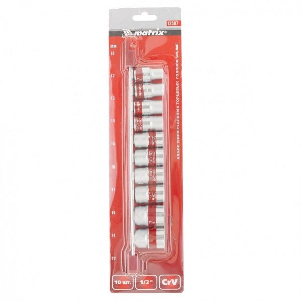 Набор головок универсальных 1/2