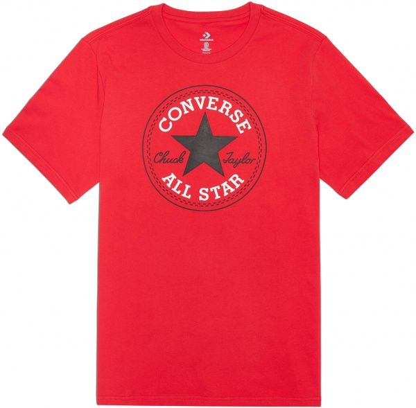 Футболка Converse Nova Chuck Patch Tee 10007887-A46 р.M червоний