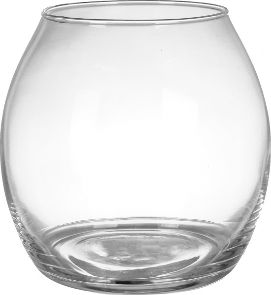 Ваза прозрачная 18x19 см