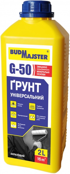 Ґрунтовка універсальна BudMajster 