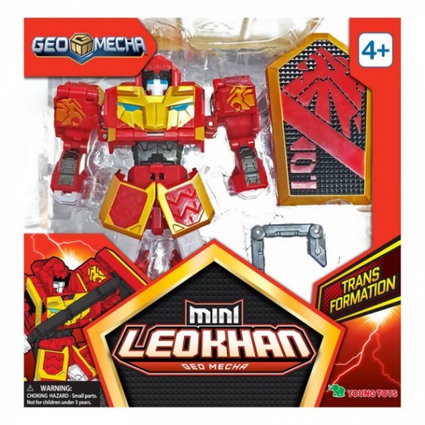 Игрушка-трансформер GEOMECHA Mini Leo Khan (Мини Лео Хан) 324007 
